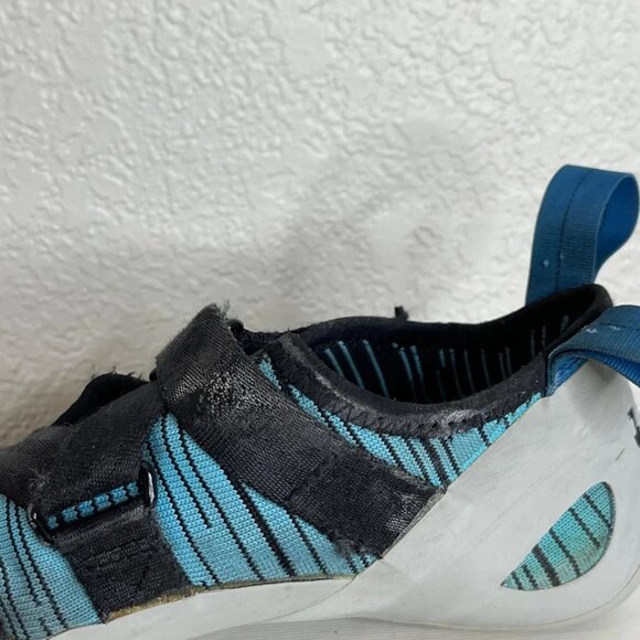 Butora Comet Rental Climbing Shoes Blue Grey Black Strappy Men\'s 39.5 EU/7 US